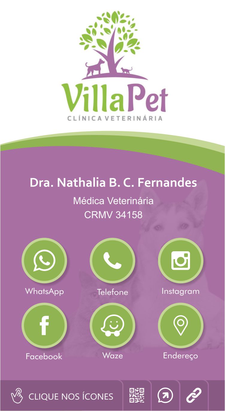 Cartão de Visita Digital Interativo Villa Pet