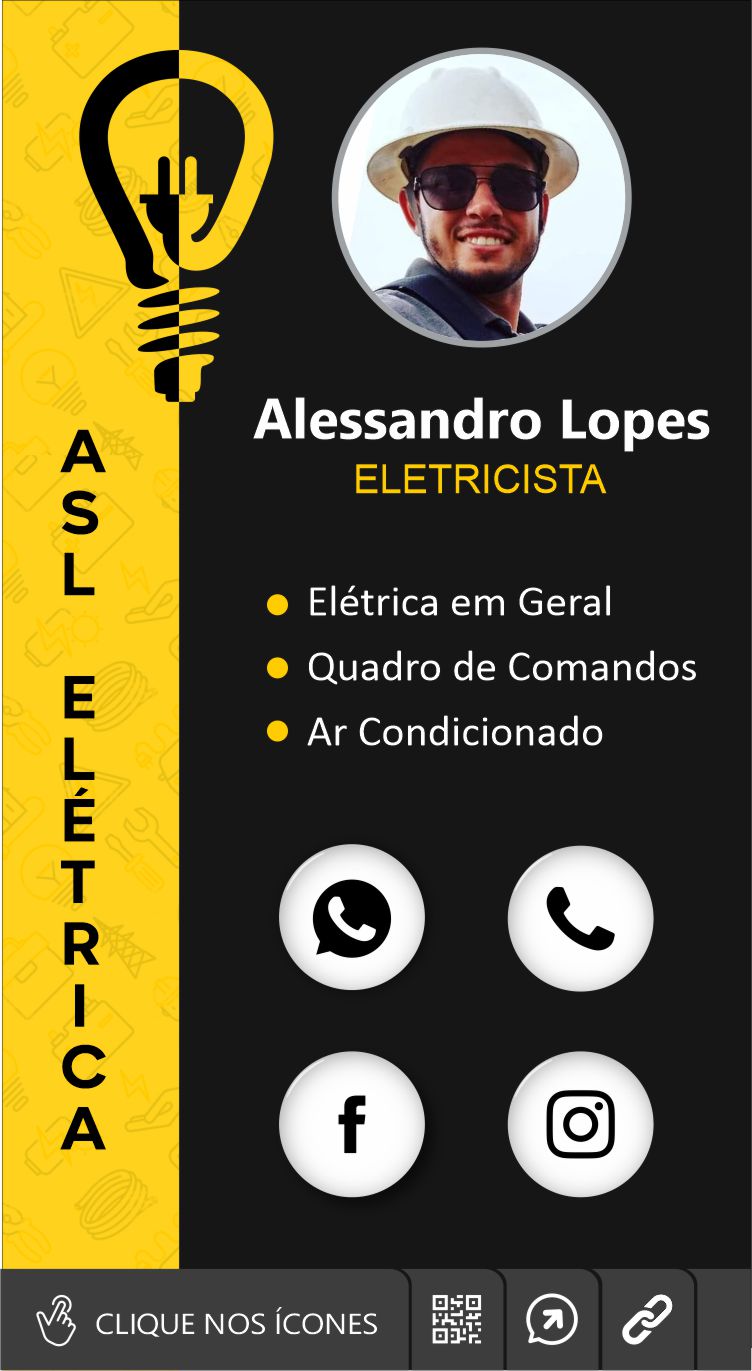 Cartão de Visita Digital Interativo ASL Elétrica