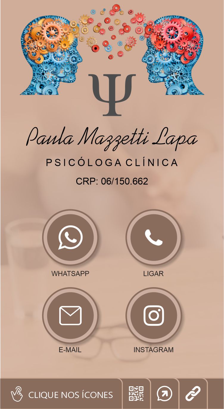 Cartão de Visita Digital Interativo Paula Mazzetti Lapa