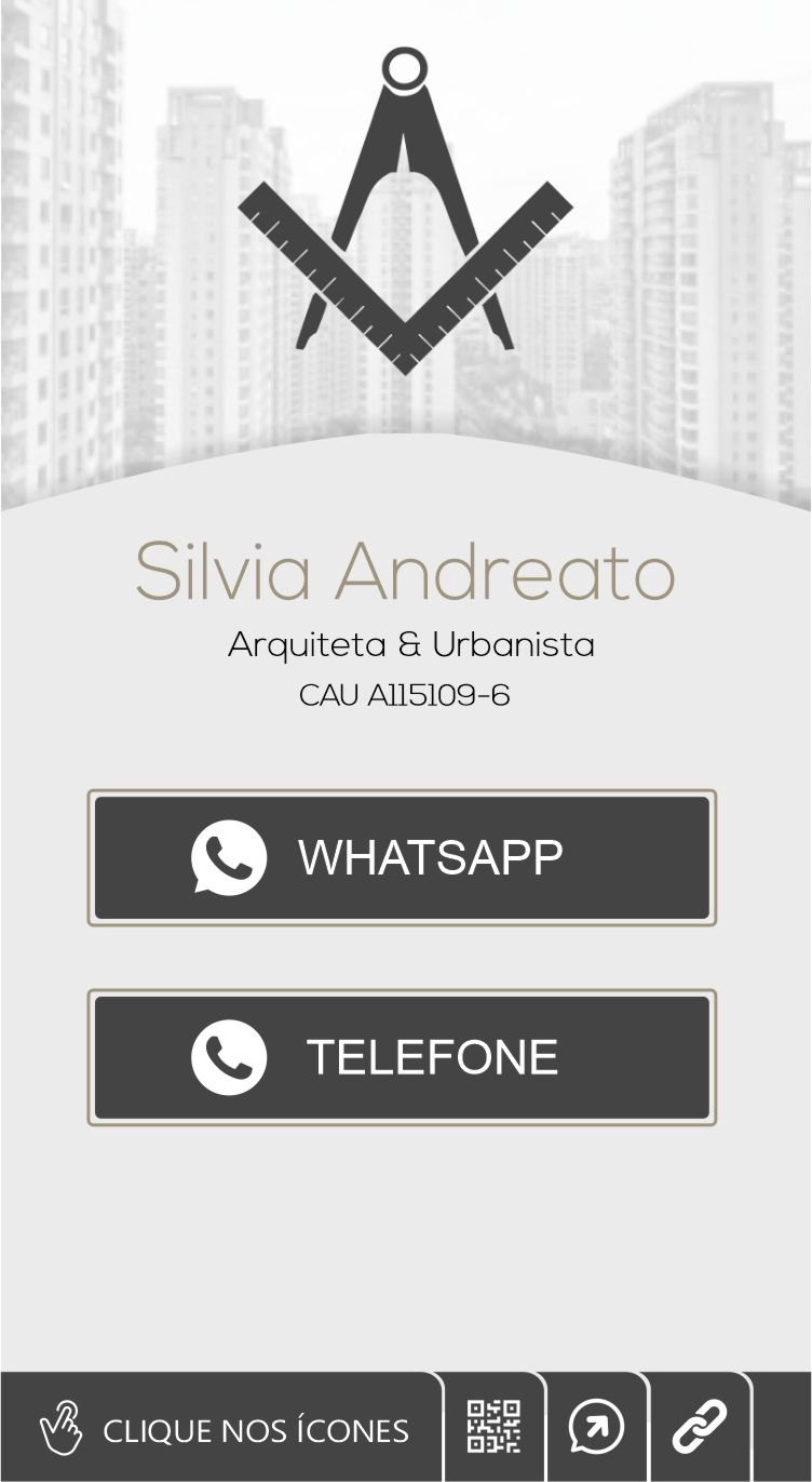 Cartão de Visita Digital Interativo Silvia Andreato