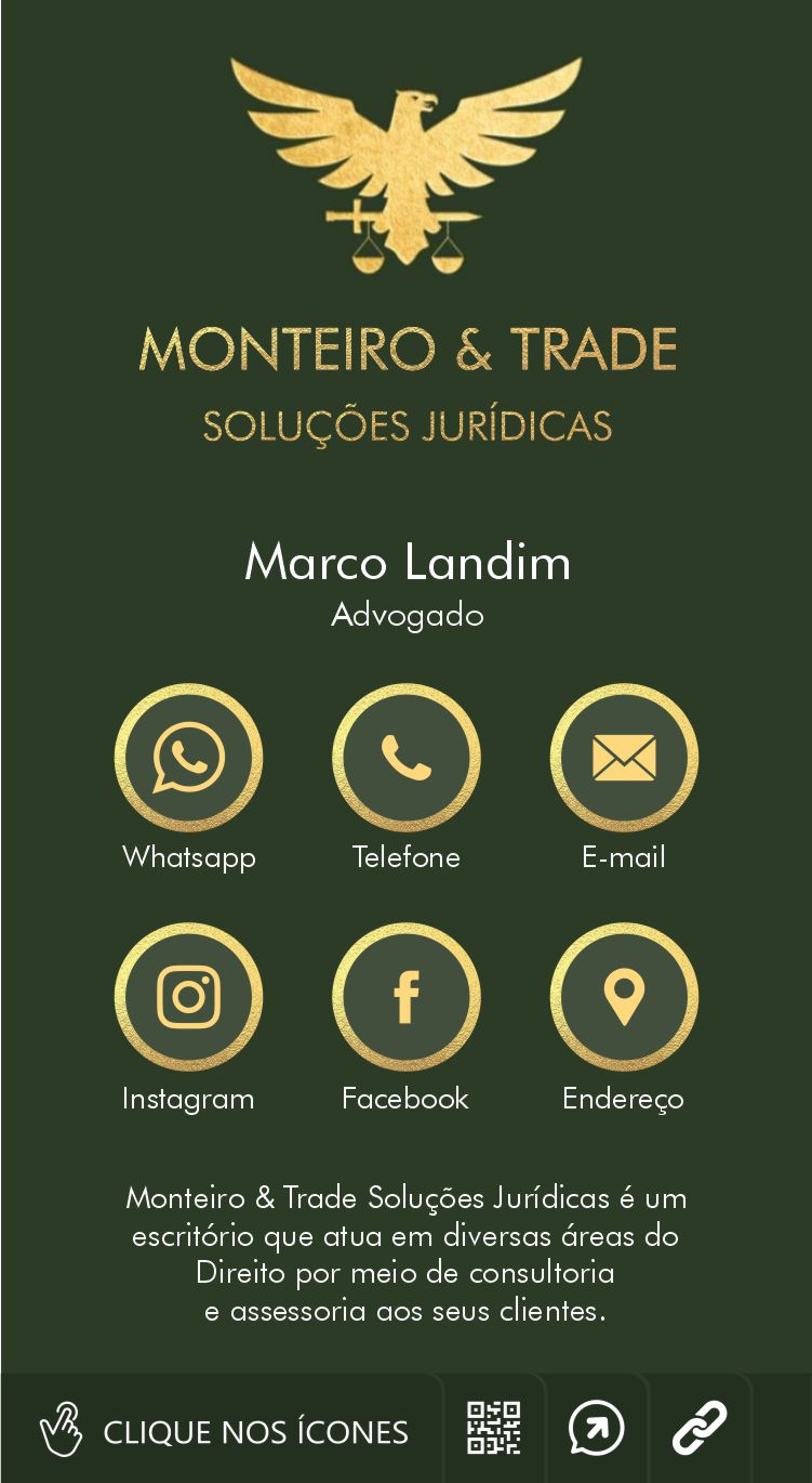Cartão de Visita Digital Interativo Monteiro & Trade - Marco Landim