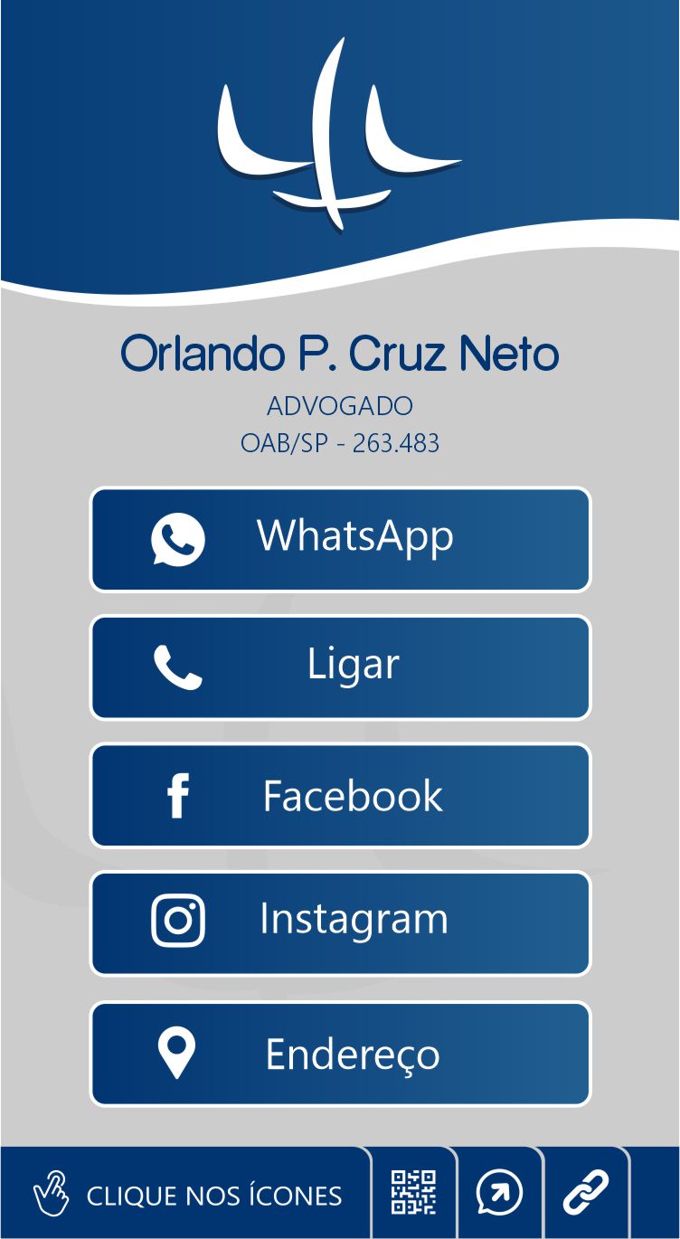 Cartão de Visita Digital Interativo Orlando P. Cruz Neto