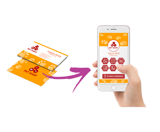 transforme seu cartao convencional em cartao de visita digital interativo